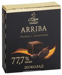 Шоколад O'Zera Arriba 77.7% 90гр 1/6